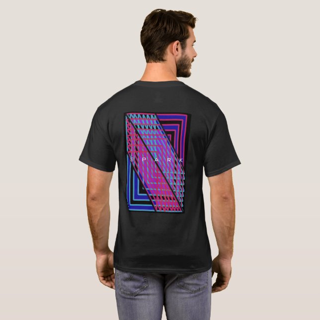 Camiseta SPARK1 Abstract Mens T-shirt/NO.2 (Reverso completo)
