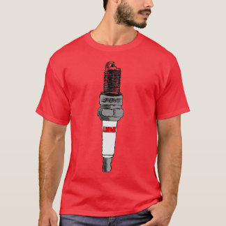 Camiseta Spark Plug Image Hot Rod Lover Car Parts Tuner Spa