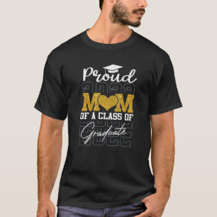 Camiseta Sparkle Orgullosa Mamá De Una Clase De Graduado 20