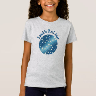 Camiseta "Sparkle & Soar" Inspirador