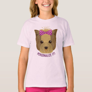 Camiseta Sparkle Yorkie Yorkshire Terrier cachorro perro Pu