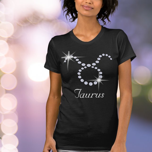 Camiseta Sparkly Diamond Taurus (Subido por el creador)