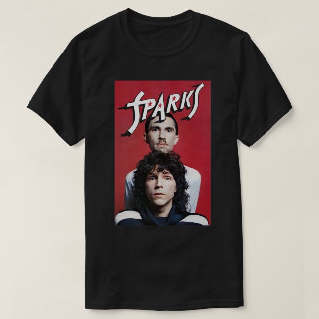 Camiseta Sparks band, Sparks brothers , Ron Mael            (Diseño del anverso)