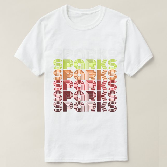Camiseta Sparks Band Vintage (Diseño del anverso)