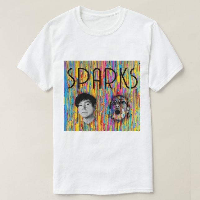 Camiseta sparks magazine   (Diseño del anverso)