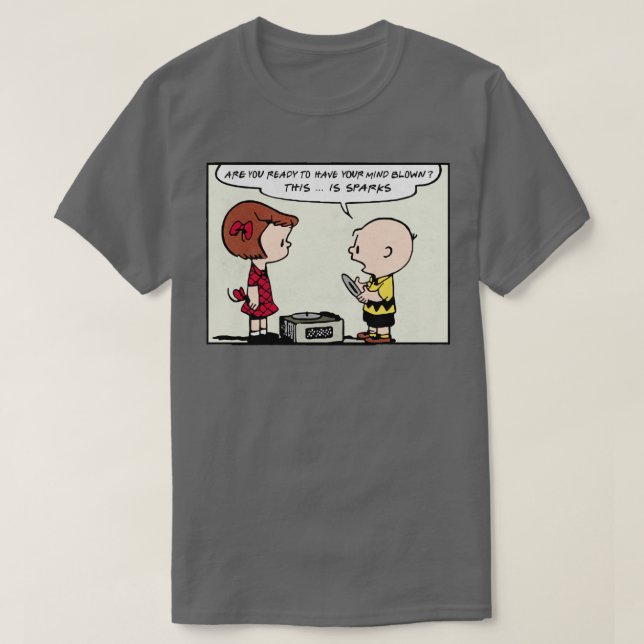 Camiseta Sparks Vinyl Fan Art Design (Diseño del anverso)