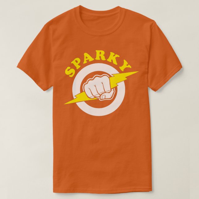 Camiseta Sparky Electrician (Diseño del anverso)