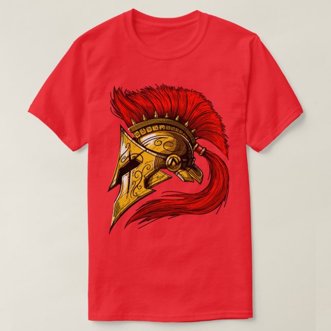 Camiseta Spartan Helmet (Diseño del anverso)