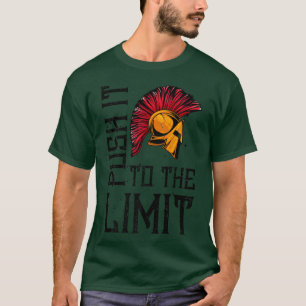 Camiseta Spartan Push It To The Limit  Motivation Sparta Wo