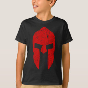 Camiseta Spartan Warrior Helmet Gym Motivación Esparta Anci