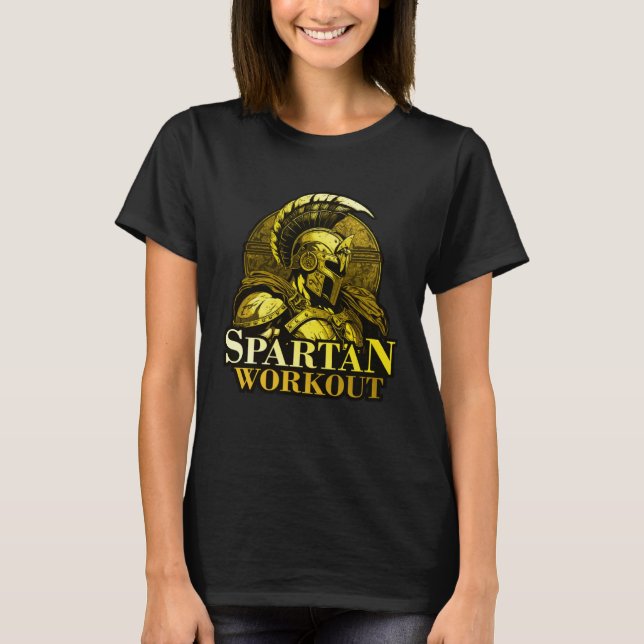 Camiseta Spartan Workout Greek Gladiator Gym Sparta Mytholo (Anverso)
