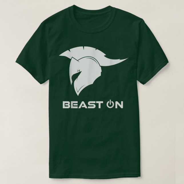 Camiseta Spartaner Fitness Beast En Gym Motivation Fitness (Diseño del anverso)