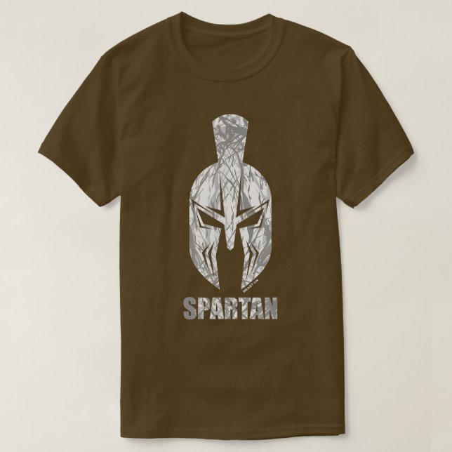 Camiseta SpartanSpartan HelmetGym Motivation Fitness dicien (Diseño del anverso)