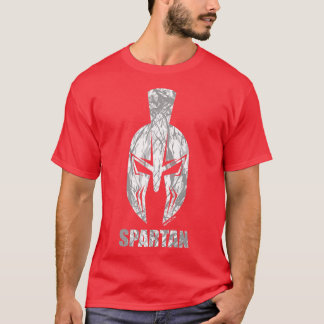 Camiseta SpartanSpartan HelmetGym Motivation Fitness dicien