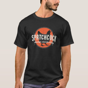 Camiseta Spatchcock Barbacoa Parrillada Fumar Y Beber