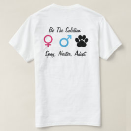 Camiseta Spay, neutralice, adopte