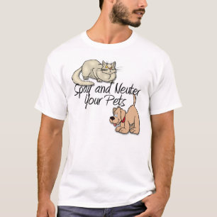 Camiseta Spay y neutralice a sus mascotas
