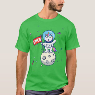 Camiseta SPCE to the Moon Unicorn Astronaut