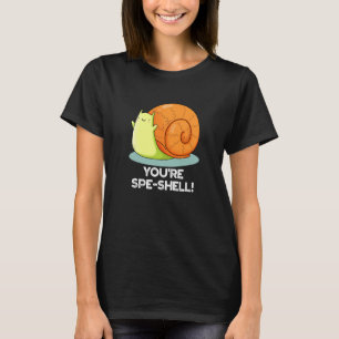 Camiseta Spe-shell Funny Snail Pun Dark BG