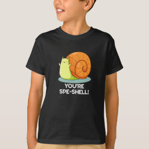 Camiseta Spe-shell Funny Snail Pun Dark BG
