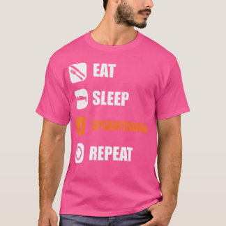 Camiseta Spearfisher Comer Sleep Spearfisher Repetir