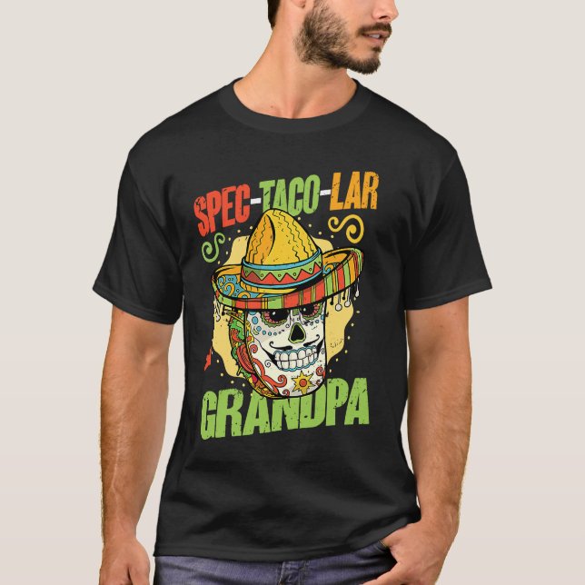 Camiseta Spec taco lar Grandpa   Mexican Cinco De Mayo (Anverso)
