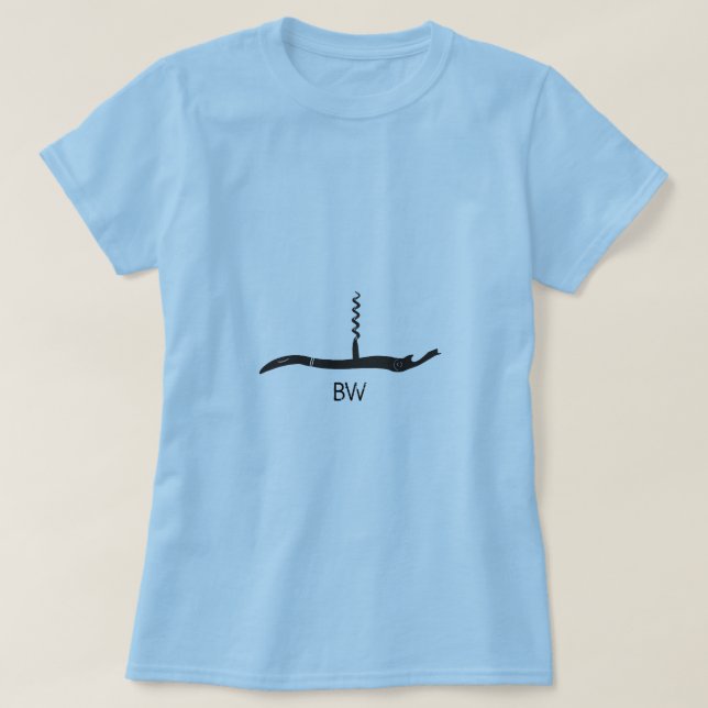 Camiseta Special azul de T (Diseño del anverso)