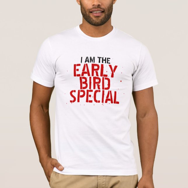 CAMISETA SPECIAL DE PÁJARO TEMPRANO (Anverso)