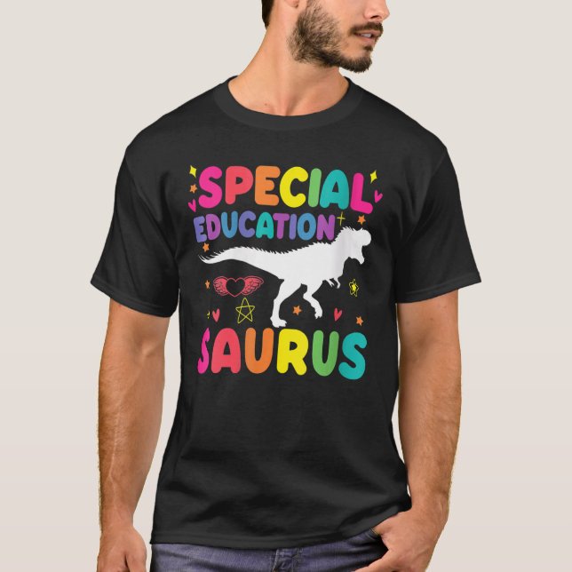 Camiseta Special Education Saurus Dinosaur Back To School (Anverso)