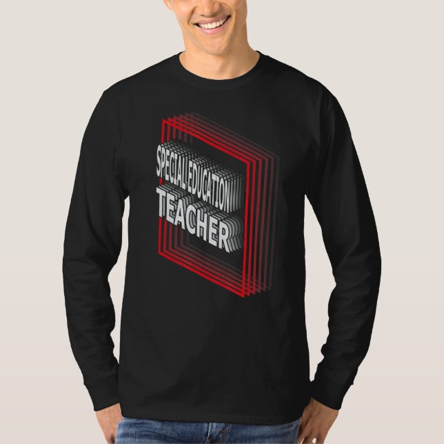 Camiseta Special Education Teacher Job Title Appreciation R (Anverso)