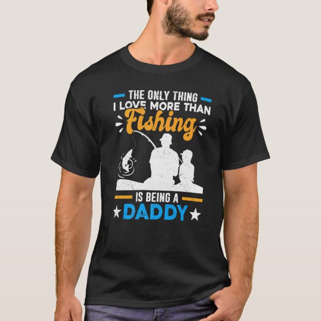 Camiseta Special Grandpa Dad More Than Love Fishing Is Bein (Anverso)