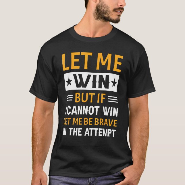 Camiseta Special Olympics Let Me Win 1 (Anverso)
