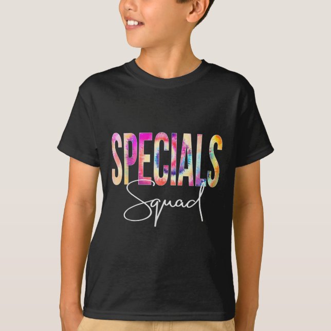 Camiseta Specials Squad Tie Dye Back To School Women Apprec (Anverso)