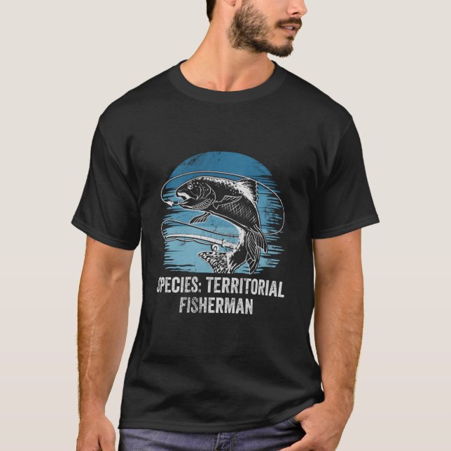 Camiseta Species Territorial Fisher Introvert Fishing Antis (Anverso)
