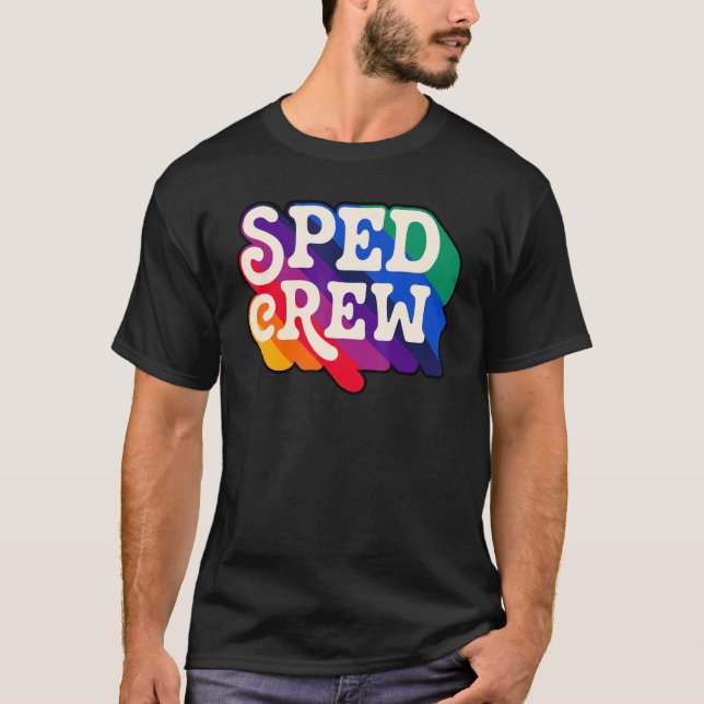 Camiseta SPED Crew Special Education Teacher Speducator Ret (Anverso)