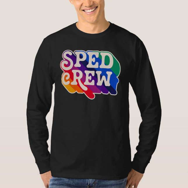 Camiseta SPED Crew Special Education Teacher Speducator Ret (Anverso)