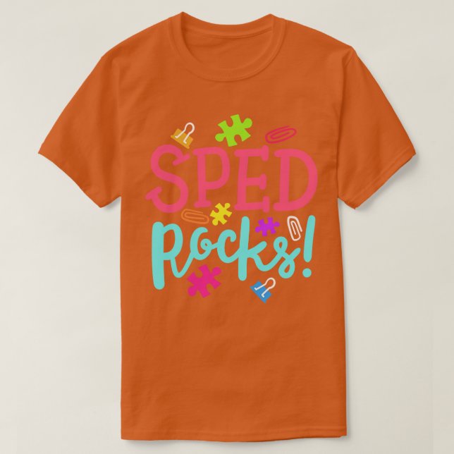 Camiseta SPED Educación Especial SPED Profesora 2 (Diseño del anverso)