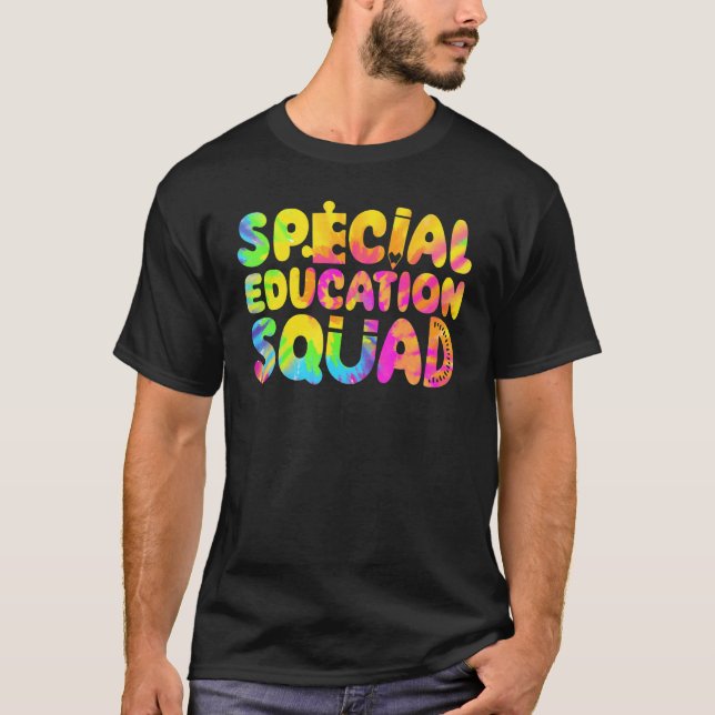 Camiseta SPED Maestra Educación Especial Escuadrón de Mujer (Anverso)