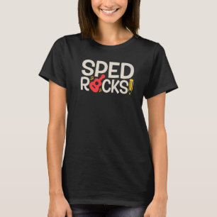 Camiseta SPED Rocks Profesor de Educación Especial Wo