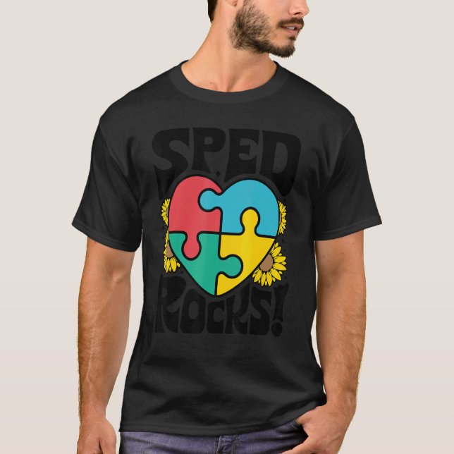 Camiseta SPED Rocks Special Education Teacher Speducator Wo (Anverso)