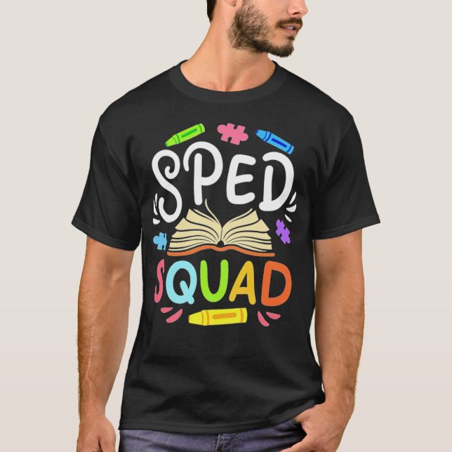 Camiseta SPED Special Education SPED Squad best friends hoo (Anverso)