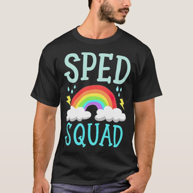 Camiseta SPED SPED SPED Teacher SPED Student SPED ejército  (Anverso)