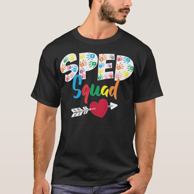 Camiseta SPED Squad chiste de profesores de educación espec (Anverso)