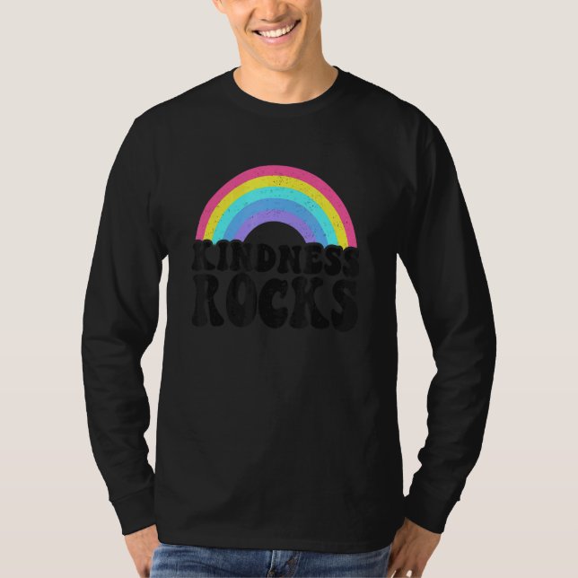 Camiseta Sped Teacher Anti Bullying Hippie Rainbow Kindness (Anverso)
