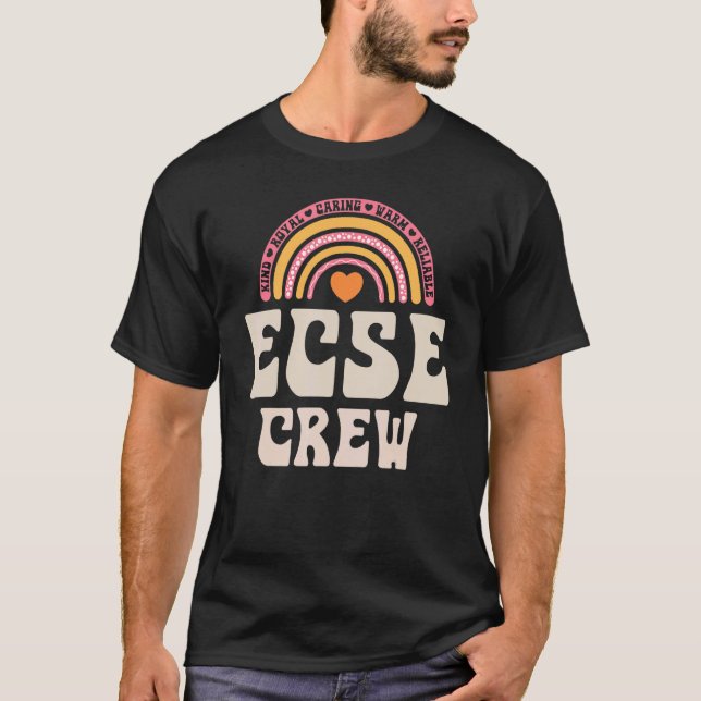 Camiseta SPED Teacher ECSE Crew Early Childhood Special Edu (Anverso)