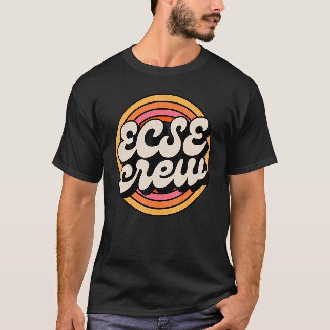 Camiseta SPED Teacher ECSE Crew Early Childhood Special Edu (Anverso)