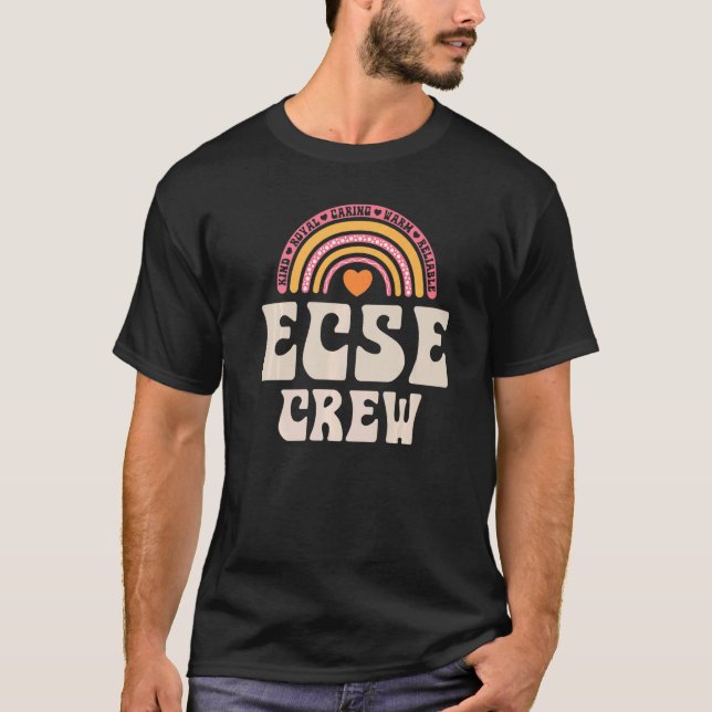 Camiseta SPED Teacher ECSE Crew Early Childhood Special Edu (Anverso)