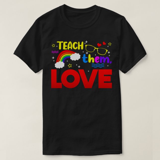 Camiseta SPED Teacher Les Enseña Amor (Diseño del anverso)
