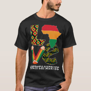 Camiseta Sped Teacher Love Map African American Black Histo
