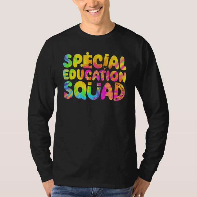 Camiseta SPED Teacher Special Education Squad Women Tie Dye (Anverso)